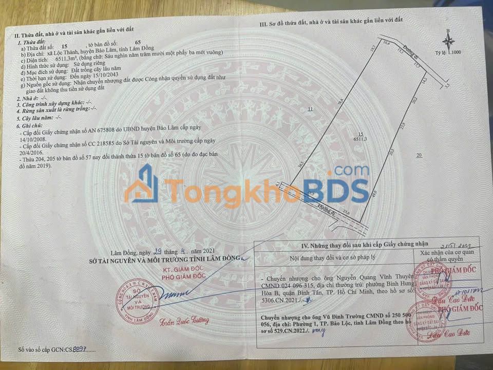 Đất Nền 6.5 Sào Lộc Thành, Lâm Đồng - View Săn Mây Độc Đáo, 2 Mặt Tiền