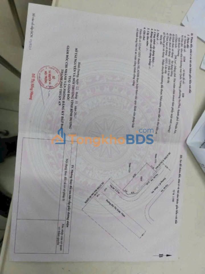 Đất thổ cư góc 2 mặt tiền đường Liên Huyện, TP Thủ Đức - 296m² giá 16 tỷ