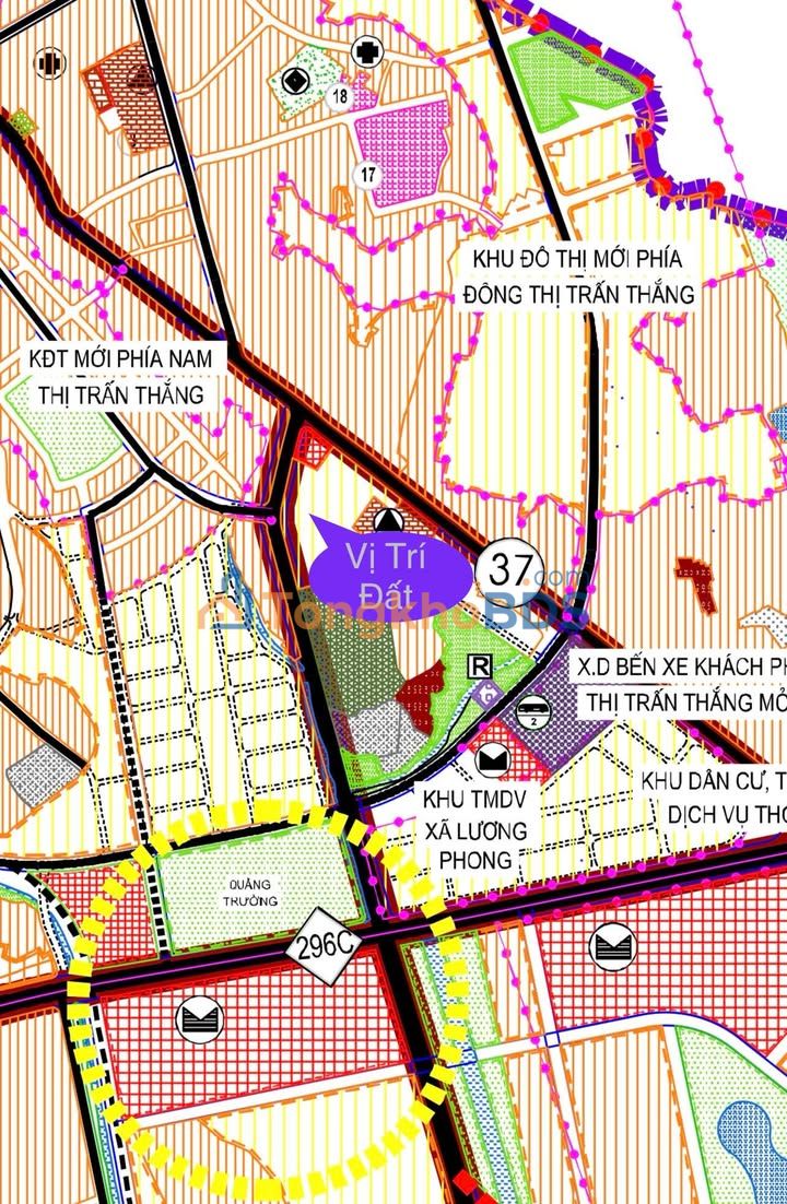 Đất nền Thị trấn Thắng, Bắc Giang - 100m² giá từ 1.2 tỷ - Sổ đỏ sẵn