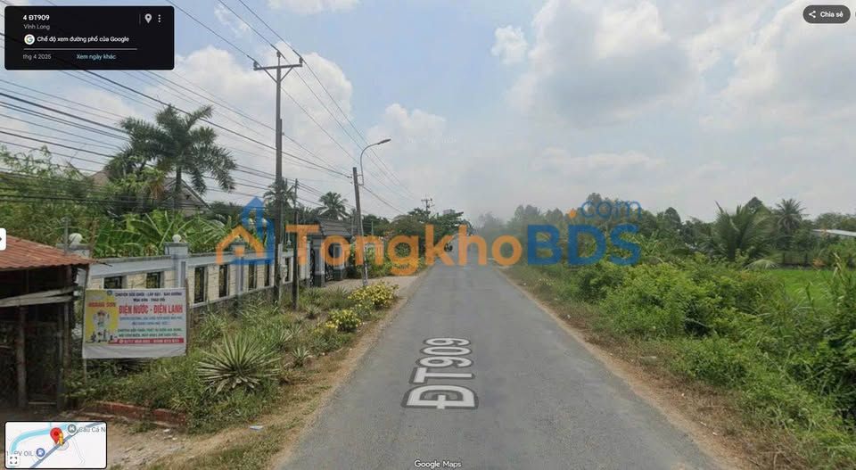 Đất Vĩnh Long 1952m² Mặt Tiền Tỉnh Lộ 909 - Lý tưởng Biệt thự, Kho bãi