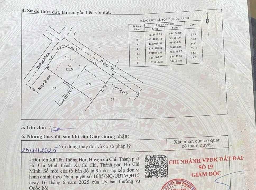 Bán Đất Củ Chi 300m² - Góc 2 Mặt Tiền Đường Võ Thị Du, Giá Tốt