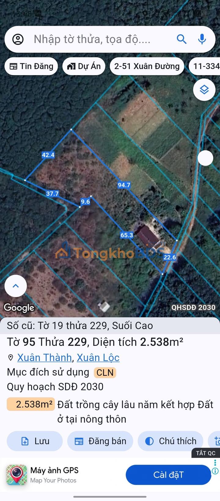 Bán Đất Vườn 7200m² Xuân Lộc, Đồng Nai - Có Nhà Sẵn, Sổ Riêng