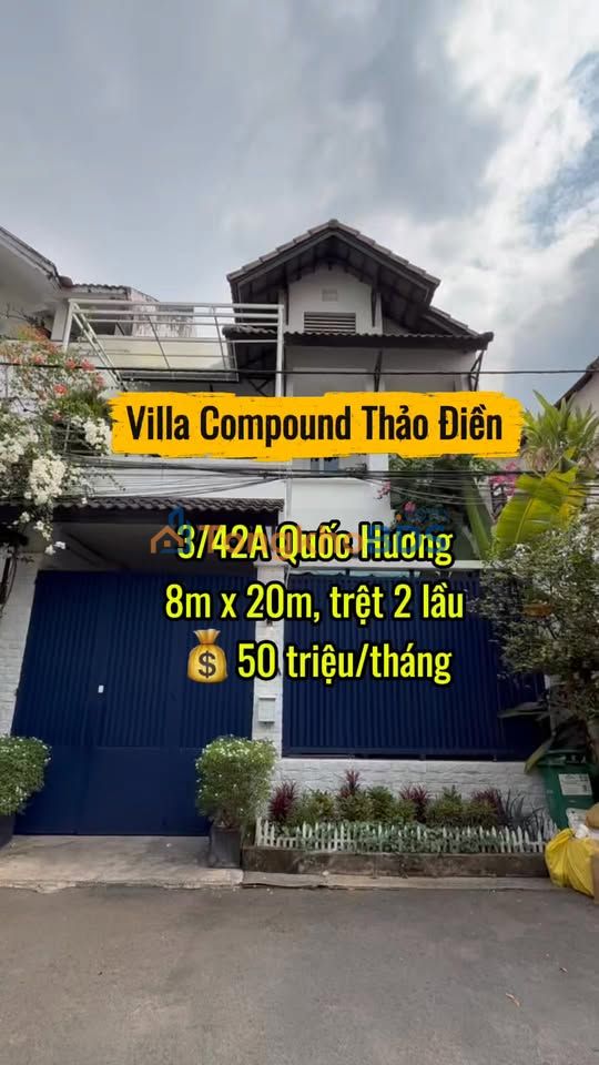 Townhouse Thảo Điền 160m² 50 triệu - Vị trí đắc địa