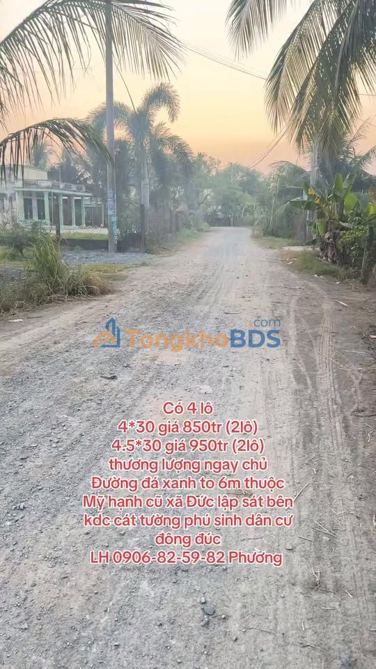 Bán Đất Nền Đức Lập Thượng, Long An - 120m² Giá Tốt, Chính Chủ