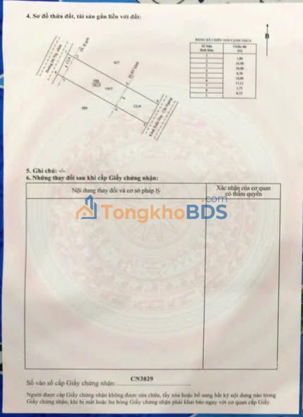 Bán đất 100m² Bình Ninh, Tiền Giang - Mặt tiền nhựa, view sông nhỏ, giá 500 triệu