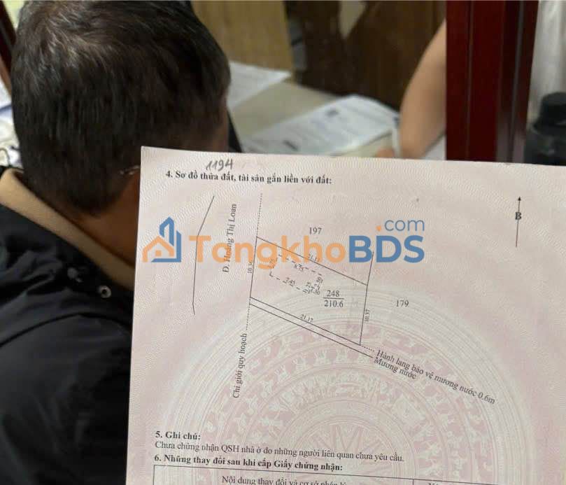 Đất Mặt Tiền Hoàng Thị Loan, Huế - 210m² Nở Hậu, Giá 4.09 Tỷ