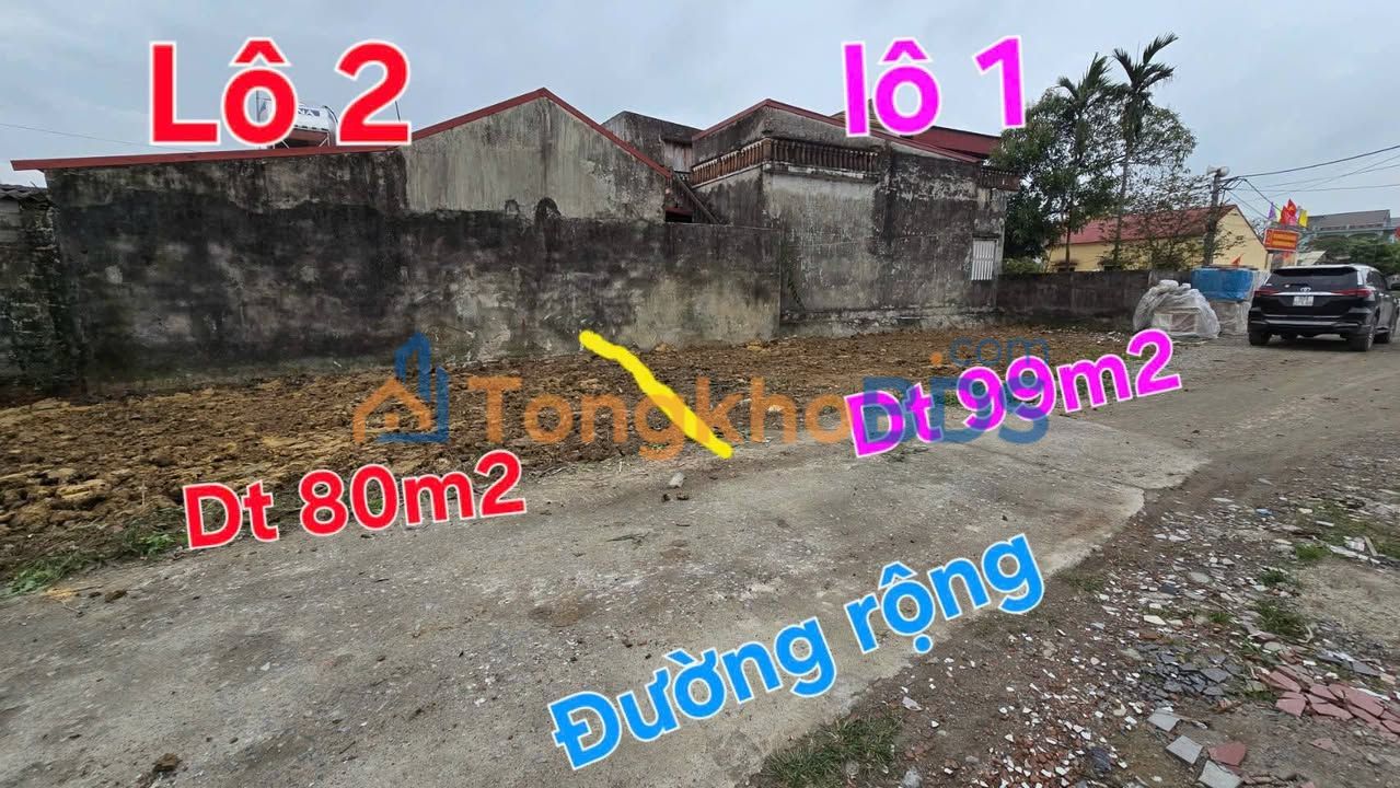 Đất nền Tân Thanh, Thanh Liêm: 2 lô VIP 80m², 1.1 tỷ - Đầu tư lý tưởng