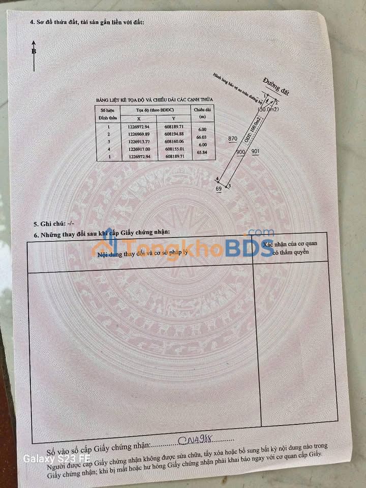 Bán Đất Tân Hiệp - Tân Uyên 396m² - Sổ Đỏ Rõ Ràng - Giá 2.5 Tỷ