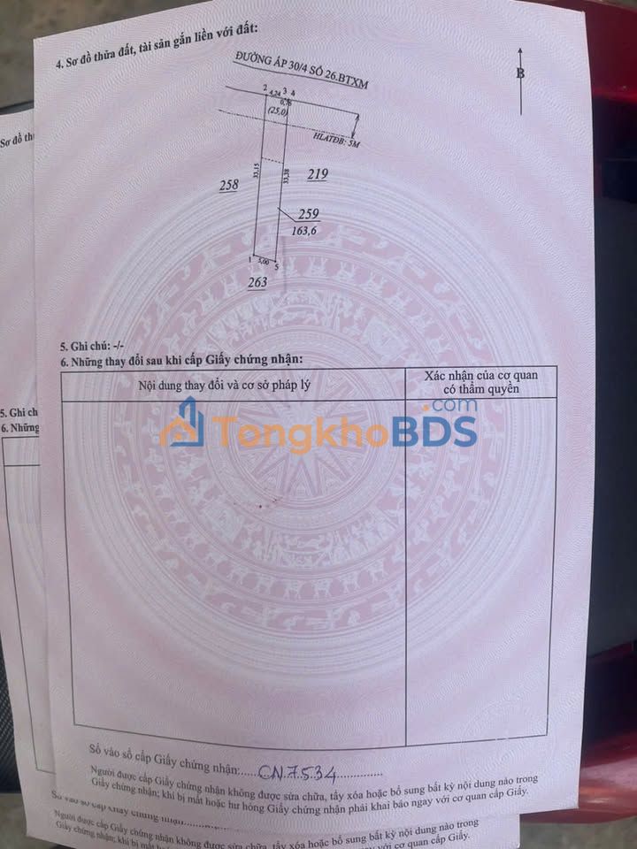 Đất Nền An Linh, Phú Giáo - Sổ Đỏ Thổ Cư 100m² - Giá Chỉ 490 Triệu