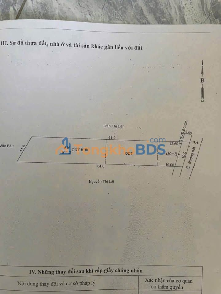 Bán đất biệt thự 611m² Nguyễn Thị Minh Khai, Thủ Dầu Một - Giá tốt