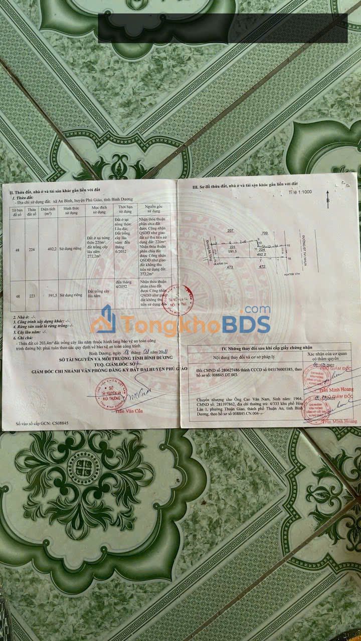 Mặt Tiền Đất Dĩ An 1090m² (13.5m MT) - Kinh Doanh Đa Ngành Nghề