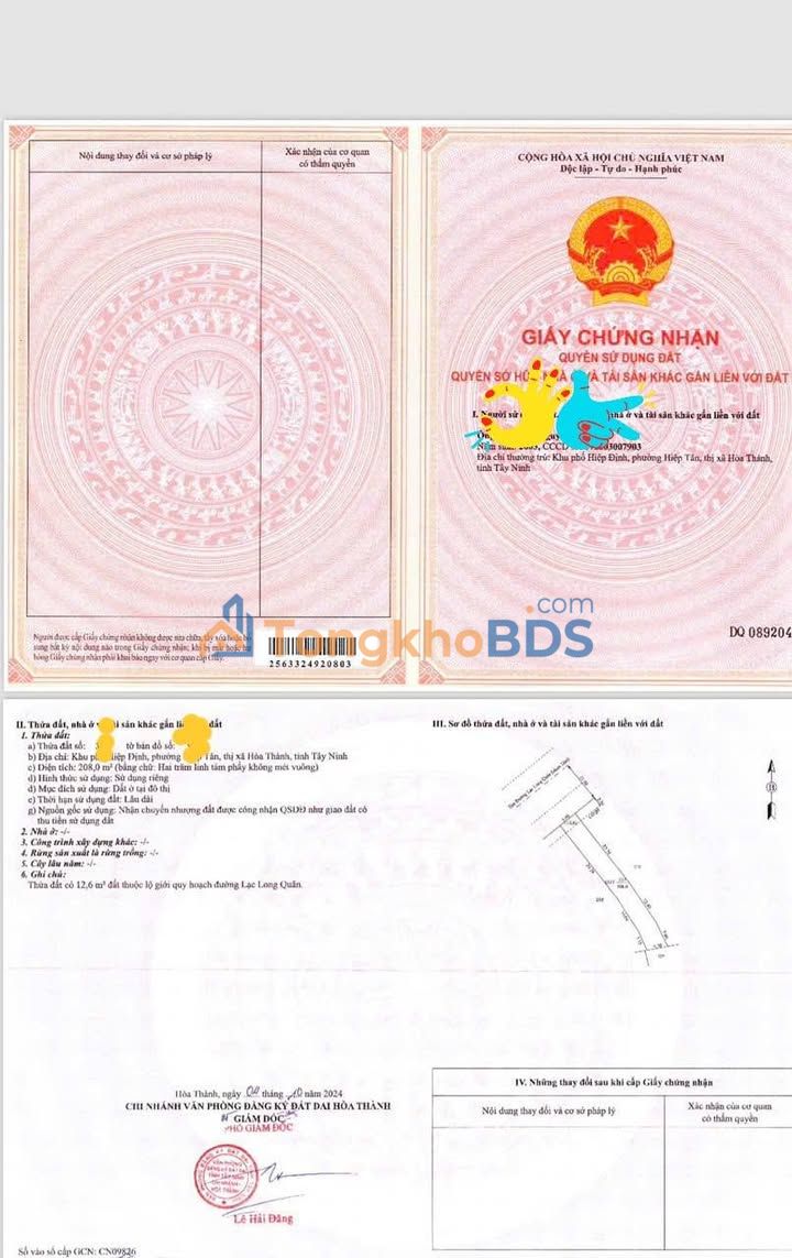 Mặt Tiền Lạc Long Quân, Tây Ninh - Nhà Kiên Cố 210m² Kinh Doanh Đắc Lợi