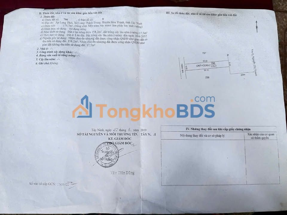 Đất Mặt Tiền Nguyễn Chí Thanh, Hòa Thành, Tây Ninh - 175m² Giá Tốt