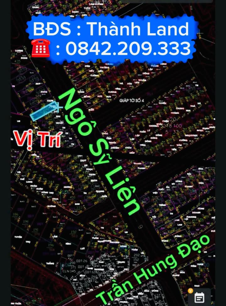 Đất nền 90m² Ngô Sỹ Liên, Phủ Lý - Sổ đỏ sẵn sang