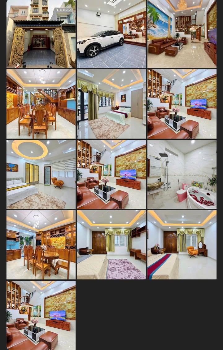 Cho thuê Nhà Biệt Thự Gò Vấp 105m² - Hẻm Xe Hơi 6m, 5PN