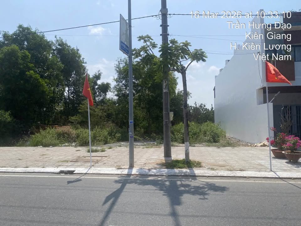 Bán Gấp 3 Nền Góc Mặt Tiền Trần Hưng Đạo, Kiên Lương - 345m² Sổ Hồng