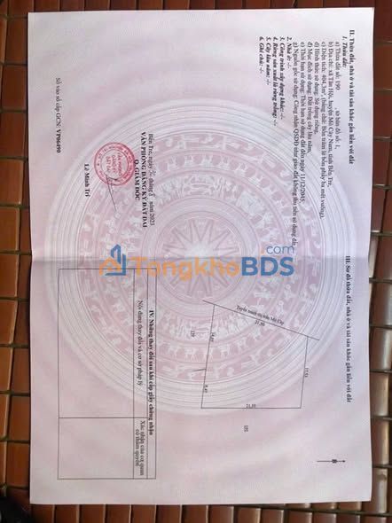 Đất thổ cư 420m² mặt tiền QL60 Bến Tre - Giá 1.7 tỷ