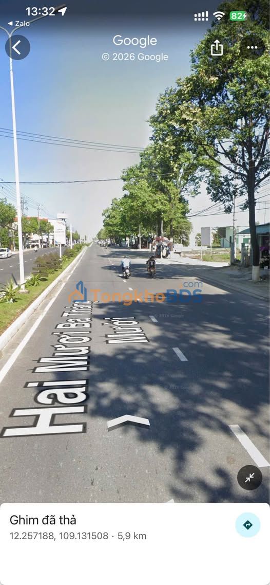 Đất mặt tiền 23/10 Nha Trang 100m² 4.5 tỷ - Đường to ô tô