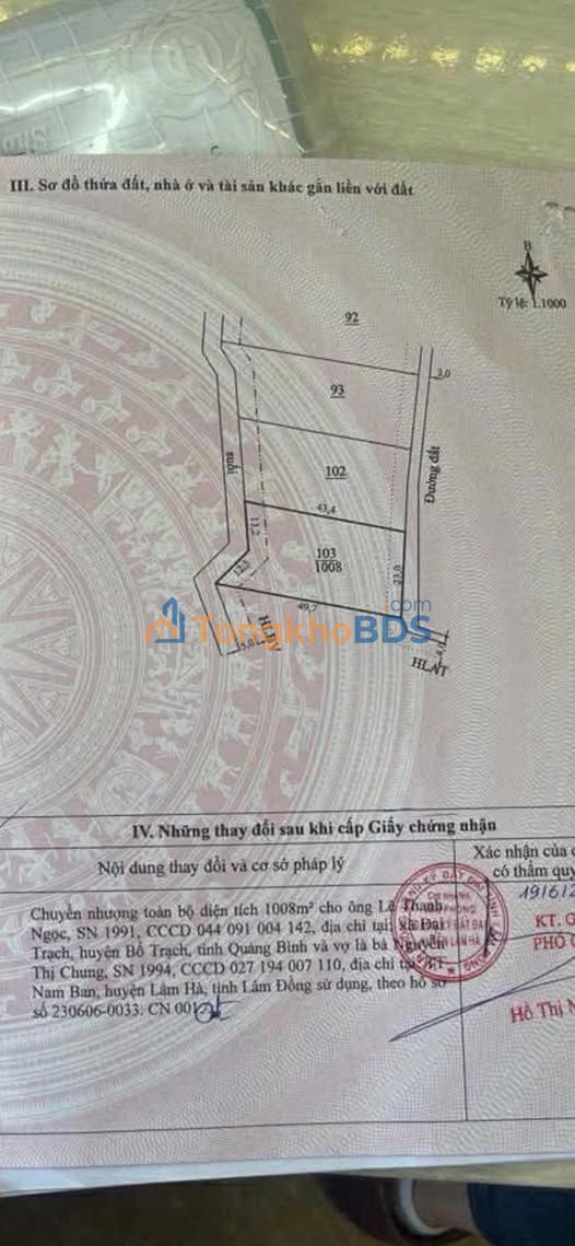 Bán Đất 1000m² Sổ Đỏ Chính Chủ Tại Đan Phượng, Hà Nội - Giá Chỉ 490 Triệu