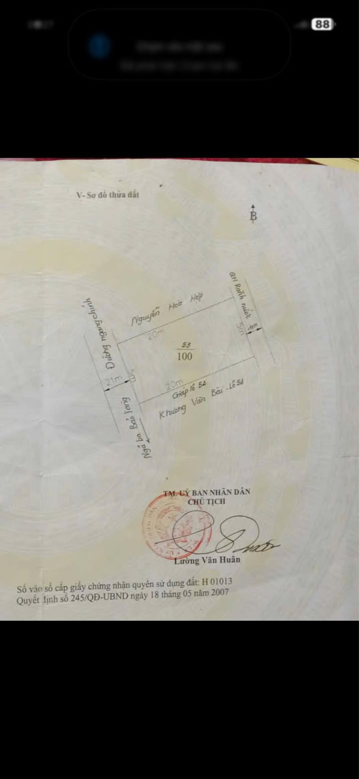 Đất Nền Mộc Châu 100m² - Sổ Đỏ Full Thổ Cư, Sẵn Sàng Xây Dựng