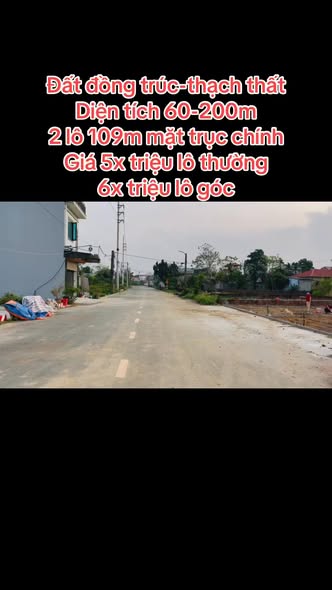 Đất nền Quan Giai - Đồng Trúc (Hoài Đức) 108m² - Sổ đỏ thổ cư, giá đầu tư