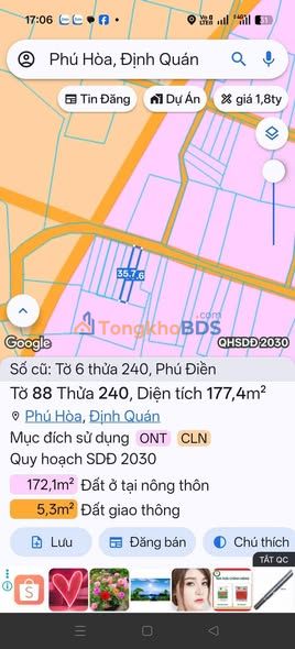 Bán Gấp 2 Nền Đất 180m² Sổ Đỏ Tại Phú Điền, Tân Phú - Giá 450 Triệu