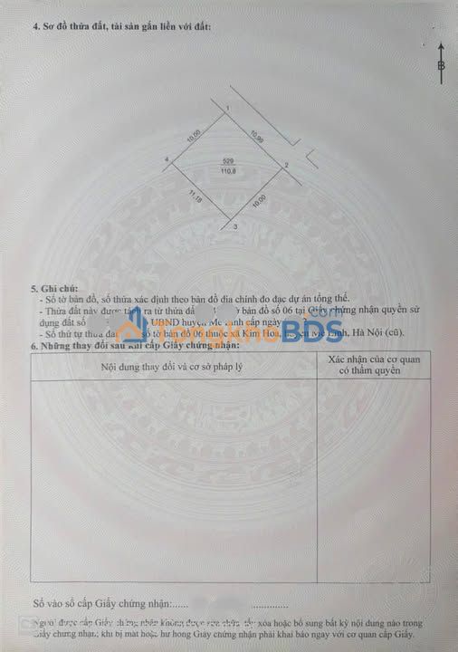 Bán Đất 110m² Thổ Cư Tiện Ích Tại Xã Tiến Thắng, Mê Linh - Giá Tốt