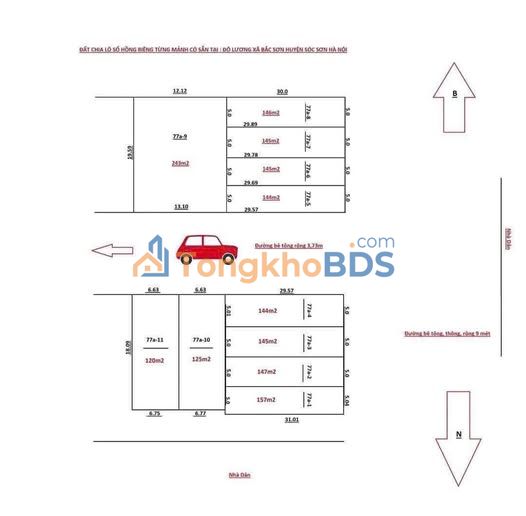 Đất Đô Lương 157m² Sổ Đỏ Sẵn Sàng - Giá 950 Triệu