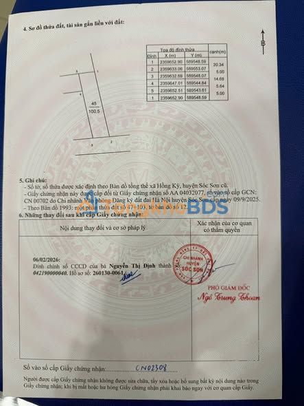 Đất Sóc Sơn 100m² Full Thổ Cư - Gần QL3, Yamaha - Giá Đầu Tư 1.6 Tỷ