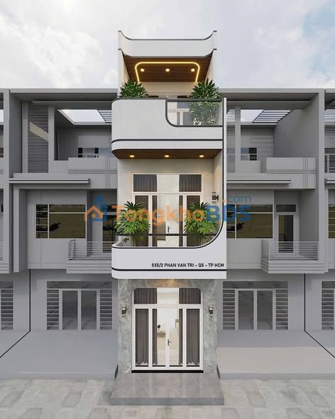 Nhà hẻm Phan Văn Trị, Q5 - 26m² Hướng Tây, Giá 5.88 Tỷ
