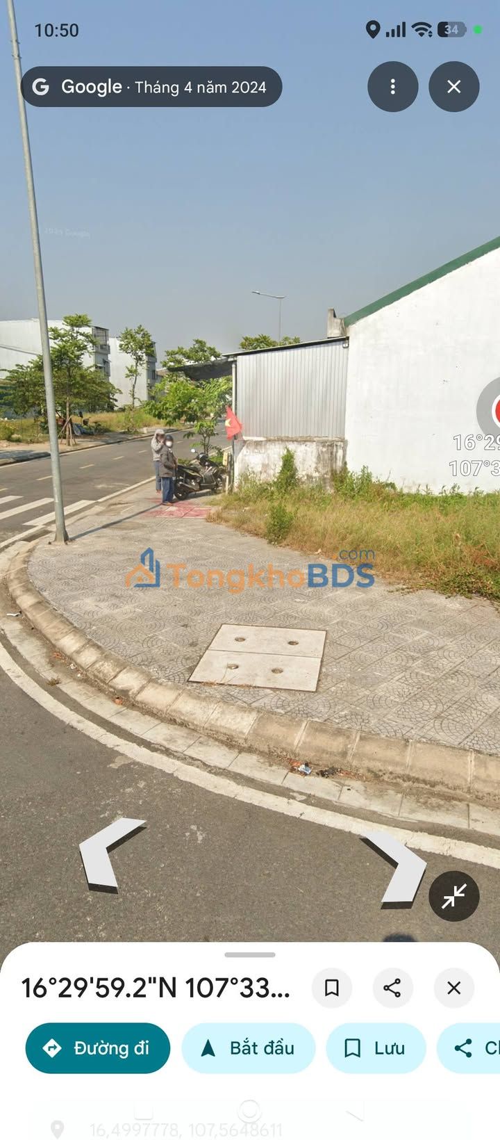 Đất Nền 2 Mặt Tiền, 3 Mặt Thoáng - 75m² Tại KP Hướng Sơ, Huế - Chỉ 1.6 Tỷ