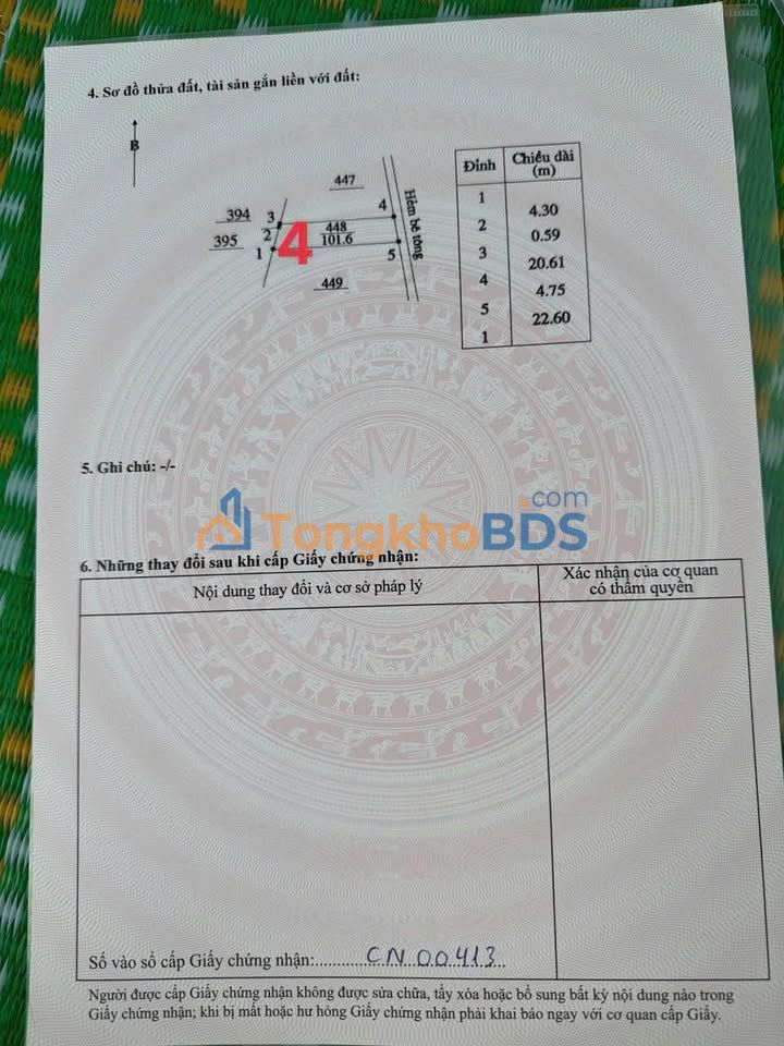 Đất thổ cư Phong Nẫm 101m² - Sổ sẵn, giá 750 triệu - Sẵn sàng sang tên