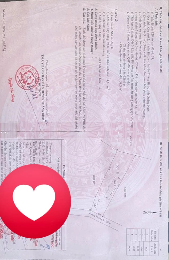 Đất nền Hà Lam 684.9m² - Sổ đỏ chính chủ, tiềm năng tăng giá