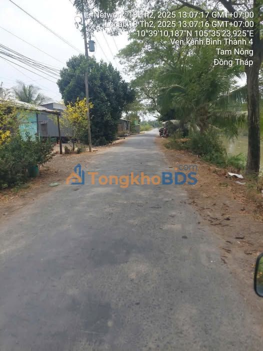 Bán Đất Vàng Xã Phú Cường, Đồng Tháp – 1.212m² Sẵn Xây Kho Xưởng