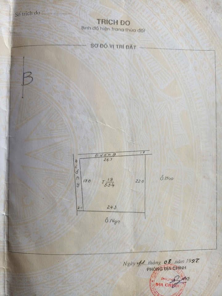 Đất Vĩnh Bảo - 519m² Sổ Hồng Thổ Cư Lô Góc, Gần Tiện Ích