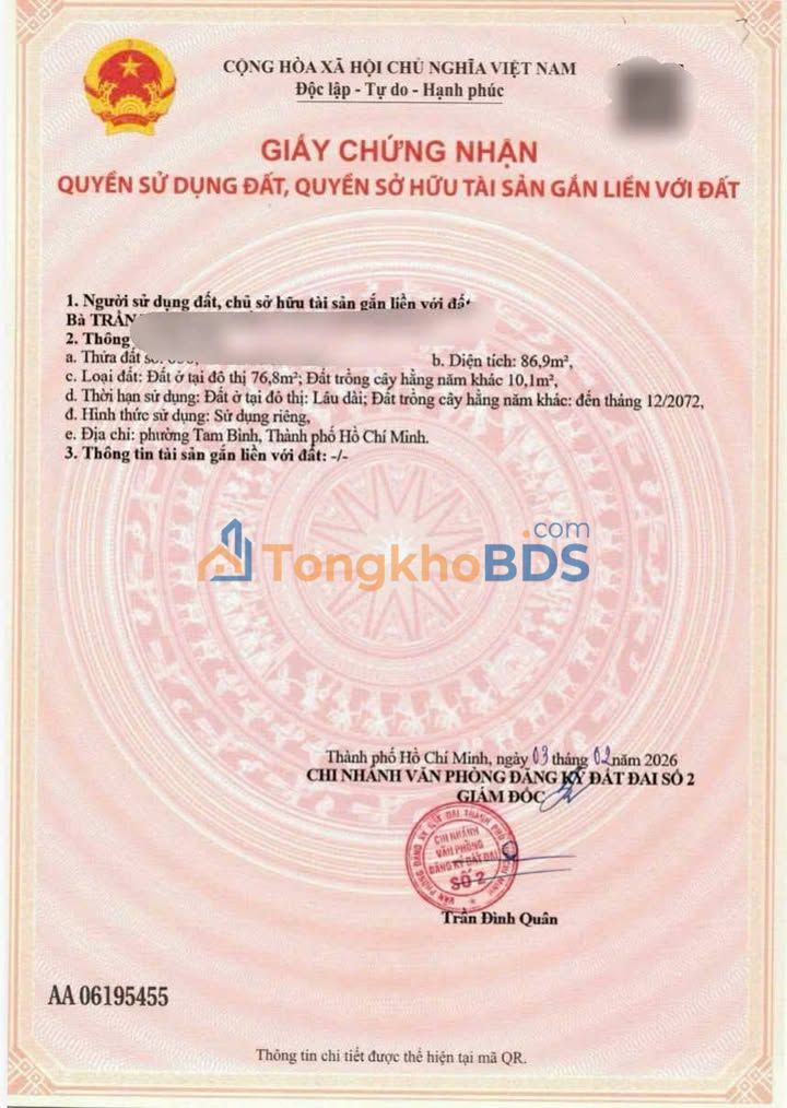 Đất Lô Góc 87m² Tỉnh Lộ 43 Thủ Đức - Giá 4.8 Tỷ, Hẻm Ô Tô