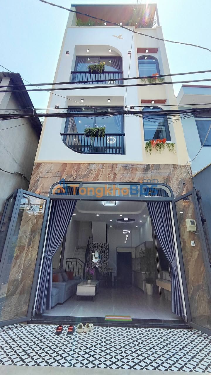 Nhà Xây Mới 4 Tầng Gò Vấp - 3PN, Hẻm Xe Hơi 6.95 Tỷ