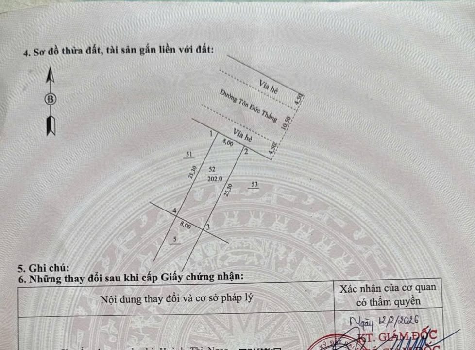 Bán Đất Vàng 202m² Mặt Tiền Tôn Đức Thắng, Hội An - 9.3 Tỷ