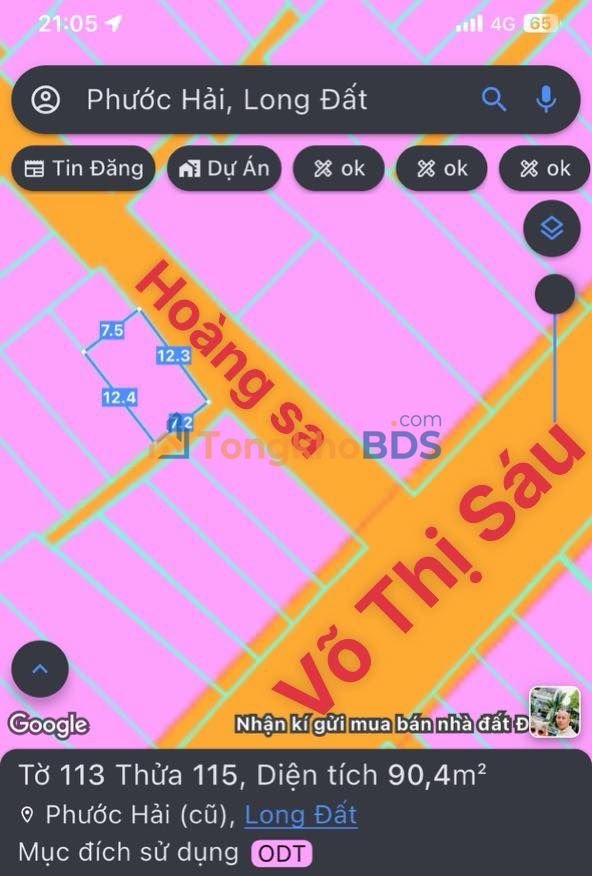 Đất Phước Hải 90m² - Góc 2 Mặt Tiền Hoàng Sa, Sát Biển, Giá Đầu Tư 3 Tỷ