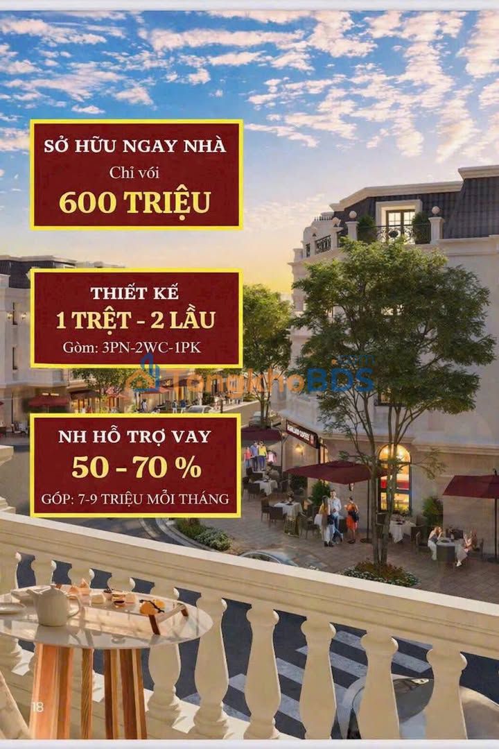 Nhà 1 Trệt 2 Lầu 120m² KCN Vsip 2 - Giá Chỉ 1.9 Tỷ, Nhận Nhà 30%