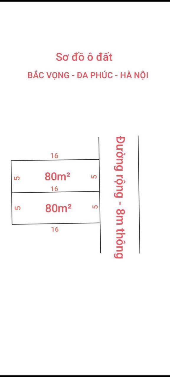 Đất Sóc Sơn 80m² full thổ cư - Hơn 2 tỷ, gần Tỉnh lộ 131