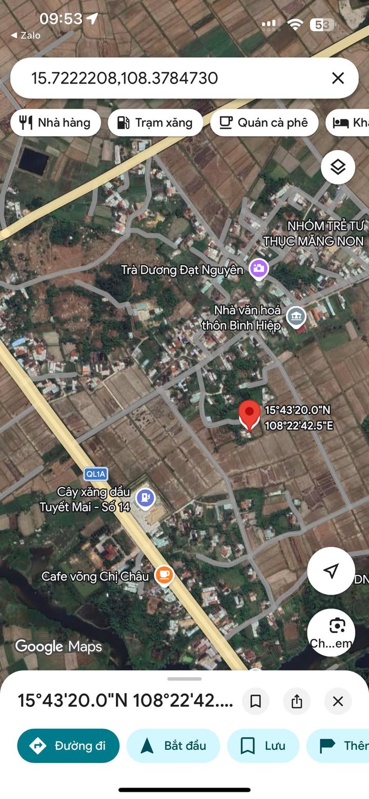 Đất Nền Thăng Bình Quảng Nam - 390m² Gần Ngã 4 Cây Cốc - Giá 8xx Triệu