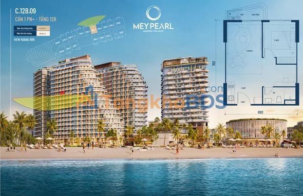 Căn hộ biển Phú Quốc 44m² - Sở hữu lâu dài, chỉ 650 triệu, đón APEC 2027