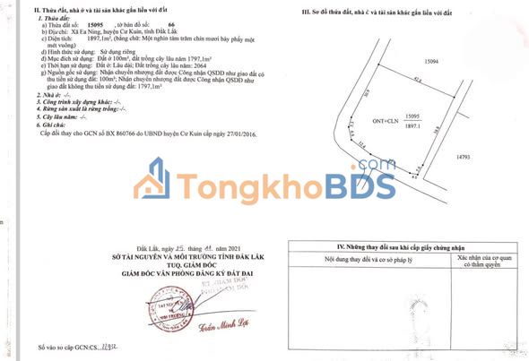 Đất Nền Ea Ning Cư Kuin – Đắk Lắk: 1897m² 3 Mặt Tiền, Sổ Hồng Riêng, Giá Đầu Tư 1.39 Tỷ
