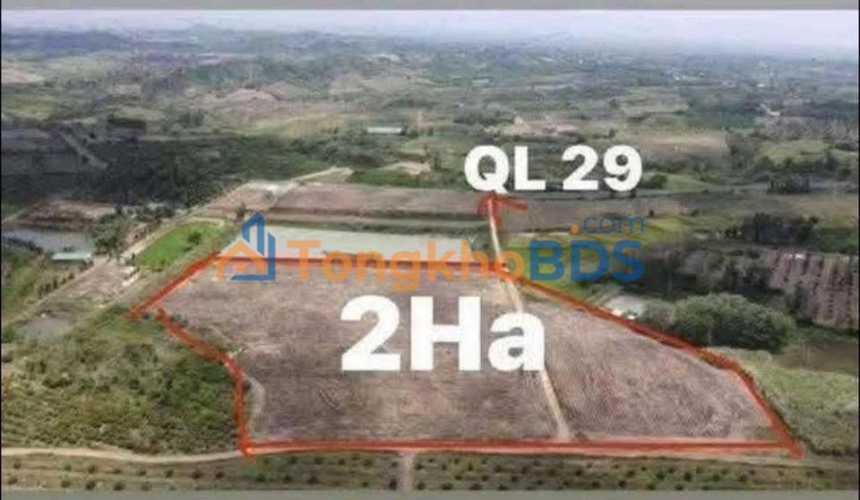 Đất nền 4ha Quốc lộ 29, Phú Yên - Giá 15 tỷ, Sẵn Sổ Hồng