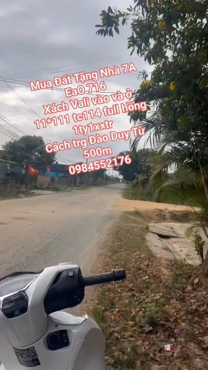 Đất Tặng Nhà 1221m² Huyện Ea Kar, Đắk Lắk - Sổ Hồng, Giá 1.1 Tỷ