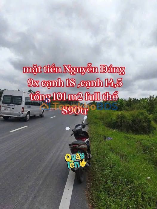 Đất Mặt Tiền Tỉnh 913, Cầu Kè, Trà Vinh - 800 Triệu, 100m² Thổ Cư