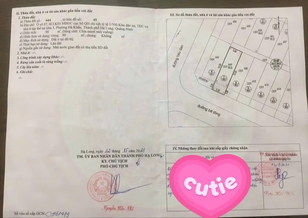 Đất nền TĐC Đầm Sen 90m² - Cạnh ô góc, MT thoáng, Hạ Long