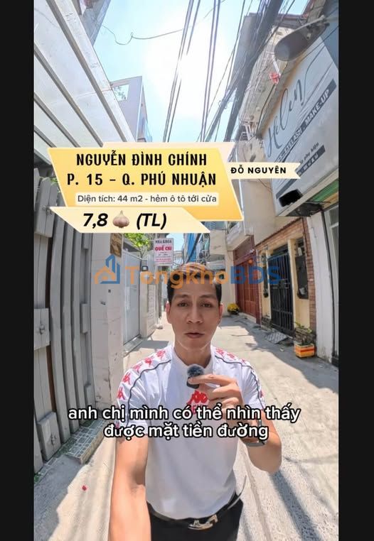 Nhà hẻm xe hơi Nguyễn Đình Chính Phú Nhuận 44m² - 7.5 tỷ