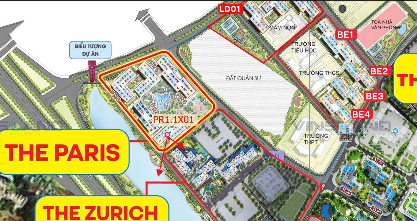 Chung cư Studio 27.5m² Vinhomes Ocean Park - Tầng trung, hướng Đông Nam